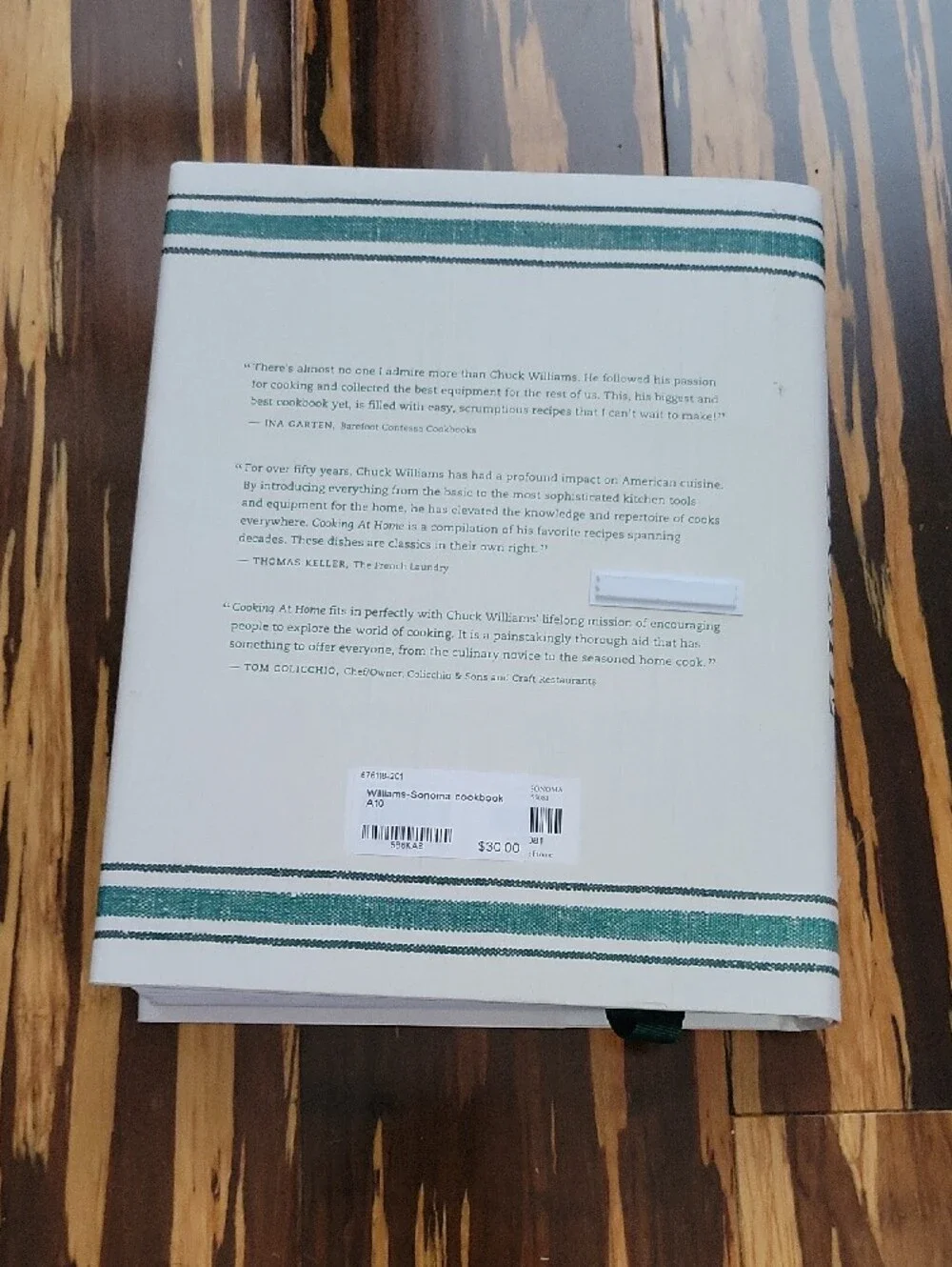 Williams Sonoma hardcover cookbook